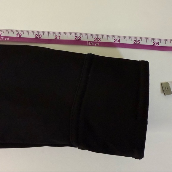 Michael Kors Black Trench Coat asymmetrical zip woman S belted jacket - Picture 9 of 12